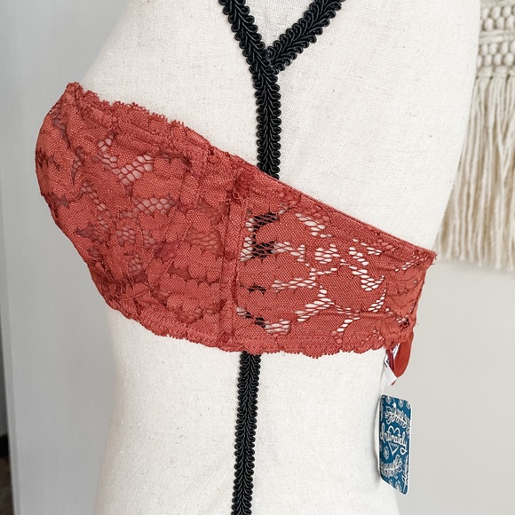 Free People Love Letters Underwire Bra Paprika 34C 34D - Picture 4 of 7